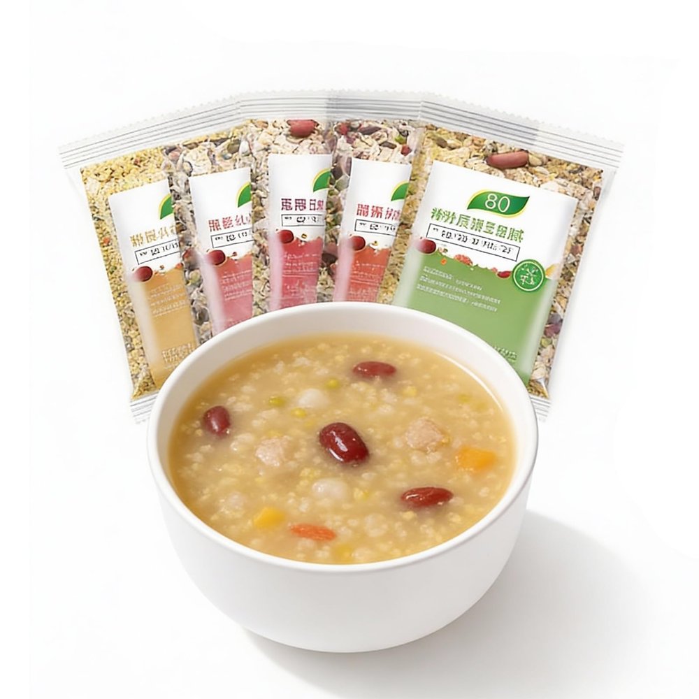 30 Packs Nutritious Mixed Grain Porridge Kit, 75g Each, Easy Cook Eight Treasures Congee Ingredients For Healthy Breakfast & Snack