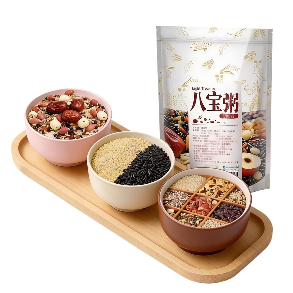 500gx3 Eight Treasure Porridge Mix, Laba Congee Ingredients, Assorted Whole Grains, Easy Cook Healthy Breakfast