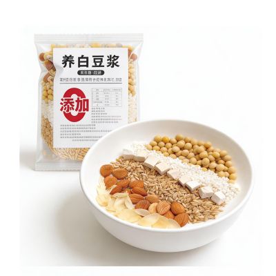 80g X 5 Bags Multi-Grain Soybean Milk Mix For Blenders, Pre-Portioned Instant Powder, No Soak Nutritious Breakfast, Creamy & Customizable(#14)