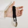 Universal Adaptive Utensil Cuff and Adjustable Fork Holder for Disabled and Elderly People, Non-Slip Eating Aid Strap for Hand Tremors and Muscle Weakness, Feeding view 4
