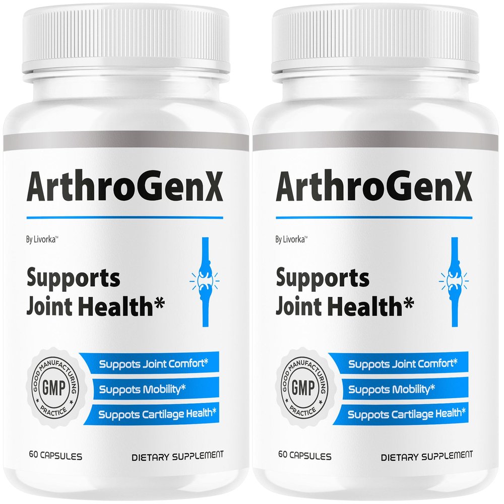 (2 Pack) ArthroGenX Capsules - Official Arthro GenX Advanced Supplement Support Pills - Maximum Strength, Natural ArthroGen X Vitamins for Overall Health & Wellness Reviews, 120 Capsules for 2 Months