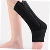 SOIMISS Ankle Support Compression Sleeve 2pcs with Adjustable Zipper Sports Ankle Brace for Volleyball and Basketball Tendon and Posterior Tibial Brace view 3