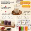 80g X 5 Bags Soy Milk Mix - Pre-Measured Whole Grain Blend For Blender, Instant Non-GMO Breakfast, Nutrient-Rich & Smooth(#10) view 3