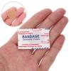 HOMOCONO Fabric Flexible Oval Bandages 50pcs Small Breathable Finger Joint Covers Waterproof Non-Stick Pad for Wounds and Scrapes First Aid Care view 3
