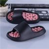 GHAKKE Foot Massage Acupressure Slippers Women Men Deep Tissue Foot Massager Non-Slip Shower Shoes Reflexology Acupuncture Sandals Relieves Nerve Tension and Pain in The Feet(Black,39 EU) view 3
