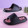 GHAKKE Foot Massage Acupressure Slippers Women Men Deep Tissue Foot Massager Non-Slip Shower Shoes Reflexology Acupuncture Sandals Relieves Nerve Tension and Pain in The Feet(Black,39 EU) view 4