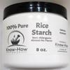 100% Pure Rice Starch - Home or Commercial Use (8 oz.) view 1