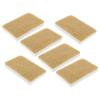 TINEASUR Biodegradable Cellulose Dish Sponge 12pcs Set, Compact Kitchen Scrub Sponge with Agave Wood Pulp, White 11x7x2cm, Reusable Multi-Function Cleaning Accessory for Home Dishwashing view 1