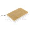 TINEASUR Biodegradable Cellulose Dish Sponge 12pcs Set, Compact Kitchen Scrub Sponge with Agave Wood Pulp, White 11x7x2cm, Reusable Multi-Function Cleaning Accessory for Home Dishwashing view 2