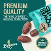 Beleaves Pitted Medjool Dates, 1.76 oz (12 Pack) | Single Serve Power Snack Pouches - 3 Dates Per Pouch - Certified Kosher view 4