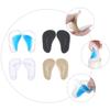 Abaodam 4 Pairs Arch Gel Insoles Flat Feet Correction Cushions and Blue Gel Pads, Soft Cloth Black and Apricot Inserts for Foot Arch Support and Posture Alignment view 4