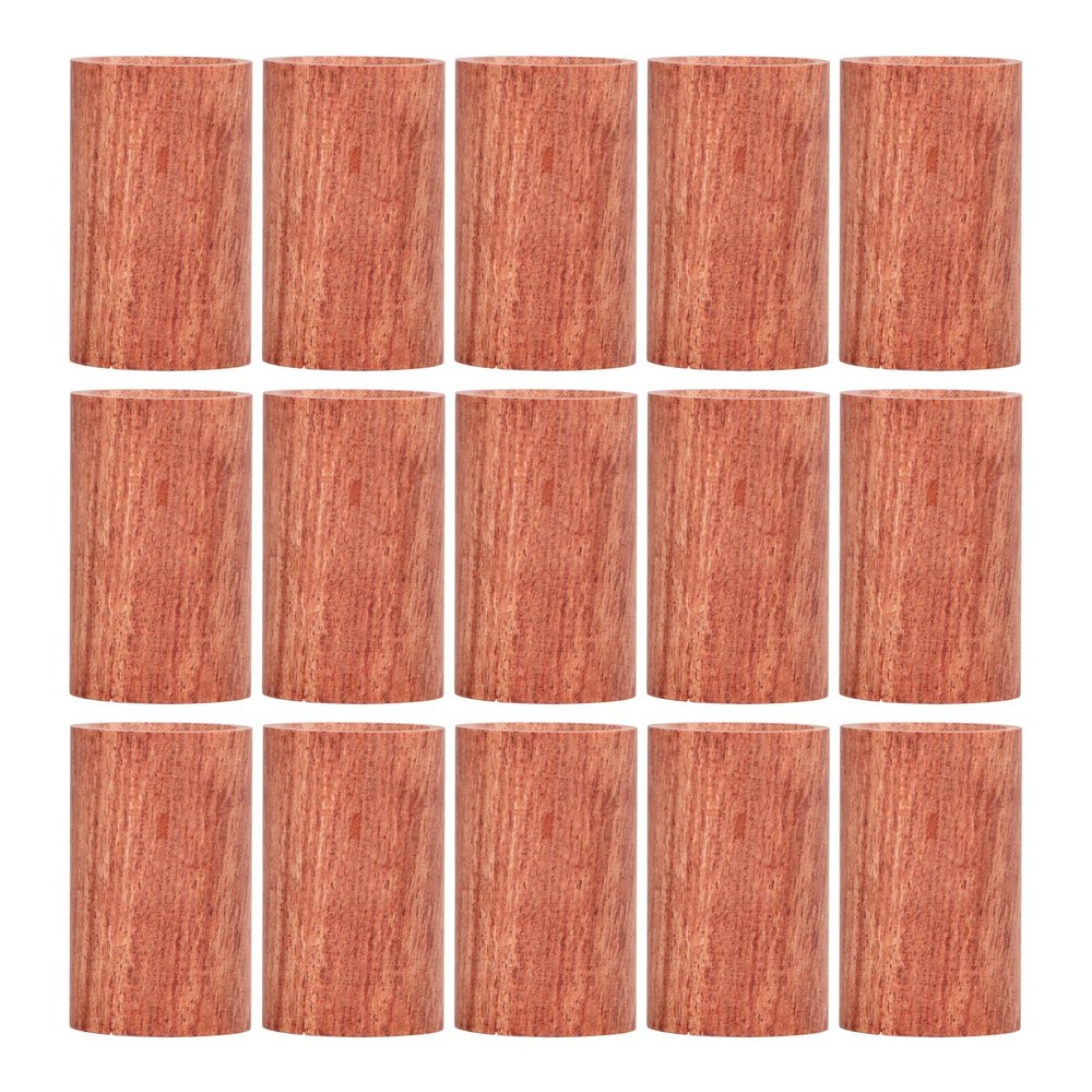 15Pcs Wooden Essential Oil Diffuser, Rosewood Aromatherapy Diffuser, Portable Mini Round Diffuser with Unique Grain, Easy to Use for Home Office Travel Relaxation