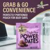 Beleaves Deglet Noor Pitted Power Dates, 1.76 oz (12 Pack) | Single Serve Snack Pouches | Low Sodium, High Fiber | Natural Energy Fruit Snack | No Added Sugar, Gluten Free, Vegan | Kosher view 3