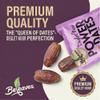 Beleaves Deglet Noor Pitted Power Dates, 1.76 oz (12 Pack) | Single Serve Snack Pouches | Low Sodium, High Fiber | Natural Energy Fruit Snack | No Added Sugar, Gluten Free, Vegan | Kosher view 4