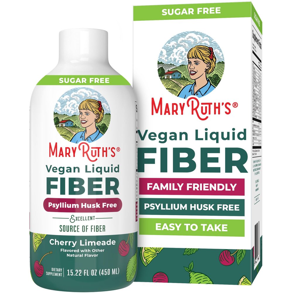 MARYRUTH'S Liquid Fiber for Ages 1+ | Up to 7g FiberSMART Tapioca Fiber Excellent Source | Baobab Fruit | Psyllium Husk Free | Vegan | Gluten Free | No Added Sugar | 15.22 oz