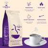 Coffee Bean Direct Bourbon Hot Chocolate Flavored, Whole Bean Coffee, Cozy & Gourmet Flavored Coffee, Light Roast, 2.5 Pound Bag (Pack of 1) view 2