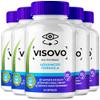 Visovo Capsules, Official Visovo Eye Health Supplement Pills - Maximum Strength, All Natural Visual Wellness & Crystal Clear View, Advanced Viso Vo Pills Health Support Reviews (5 Pack) view 1