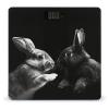 Give Rabbit Clip Art Scale for Body Weight Highly Accurate Digital Bathroom Scale Sturdy Tempered Glass Weighing Scales with LCD Display Fashion Body Fat Smart Scales 400lb view 1