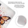 Butterfly Drip Spray Watercolor Scale for Body Weight Highly Accurate Digital Bathroom Scale Sturdy Tempered Glass Weighing Scales with LCD Display Fashion Body Fat Smart Scales 400lb view 4