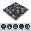 Cat Print Scale for Body Weight Highly Accurate Digital Bathroom Scale Sturdy Tempered Glass Weighing Scales with LCD Display Fashion Body Fat Smart Scales 400lb view 3