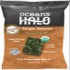 Oceans Halo Organic Seaweed Snacks Ginger Sesame, Trayless, Vegan, Crispy Salty Snacks, 20-Pack (0.14 oz each) view 2