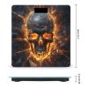 Shattering of Skull Scale for Body Weight Highly Accurate Digital Bathroom Scale Sturdy Tempered Glass Weighing Scales with LCD Display Fashion Body Fat Smart Scales 400lb view 2