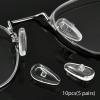 Eyeglasses Nose Pads,Silicone Air Chamber Eyeglass Nose Pads, 5 Pairs of Screw Glasses Nose Pad Set with Screws and Micro Screwdriver. view 3
