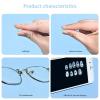 Eyeglasses Nose Pads,Silicone Air Chamber Eyeglass Nose Pads, 5 Pairs of Screw Glasses Nose Pad Set with Screws and Micro Screwdriver. view 4