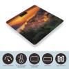 Italian Sunset Scale for Body Weight Highly Accurate Digital Bathroom Scale Sturdy Tempered Glass Weighing Scales with LCD Display Fashion Body Fat Smart Scales 400lb view 3