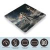 Astronaut Landing on The Moon Scale for Body Weight Highly Accurate Digital Bathroom Scale Sturdy Tempered Glass Weighing Scales with LCD Display Fashion Body Fat Smart Scales 400lb view 3