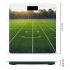 Sports Field in Green Scale for Body Weight Highly Accurate Digital Bathroom Scale Sturdy Tempered Glass Weighing Scales with LCD Display Fashion Body Fat Smart Scales 400lb view 2