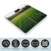 Sports Field in Green Scale for Body Weight Highly Accurate Digital Bathroom Scale Sturdy Tempered Glass Weighing Scales with LCD Display Fashion Body Fat Smart Scales 400lb view 3
