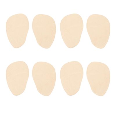 EXAOMBLE Forefoot Insoles Half Palm Pads 8pcs Silicone Cushions Non-Slip Breathable Anti-Odor Shoe Pads for High-Heeled Shoes Relief