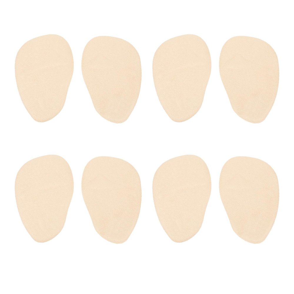 EXAOMBLE Forefoot Insoles Half Palm Pads 8pcs Silicone Cushions Non-Slip Breathable Anti-Odor Shoe Pads for High-Heeled Shoes Relief
