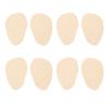 EXAOMBLE Forefoot Insoles Half Palm Pads 8pcs Silicone Cushions Non-Slip Breathable Anti-Odor Shoe Pads for High-Heeled Shoes Relief view 1