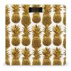Gold Pineapple Background Scale for Body Weight Highly Accurate Digital Bathroom Scale Sturdy Tempered Glass Weighing Scales with LCD Display Fashion Body Fat Smart Scales 400lb view 1