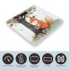 Fox Under The Tree Scale for Body Weight Highly Accurate Digital Bathroom Scale Sturdy Tempered Glass Weighing Scales with LCD Display Fashion Body Fat Smart Scales 400lb view 3