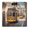 Lisbon Tram Scale for Body Weight Highly Accurate Digital Bathroom Scale Sturdy Tempered Glass Weighing Scales with LCD Display Fashion Body Fat Smart Scales 400lb view 1