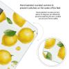 Yellow Lemon Scale for Body Weight Highly Accurate Digital Bathroom Scale Sturdy Tempered Glass Weighing Scales with LCD Display Fashion Body Fat Smart Scales 400lb view 4