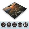 Sunset and Flowers Scale for Body Weight Highly Accurate Digital Bathroom Scale Sturdy Tempered Glass Weighing Scales with LCD Display Fashion Body Fat Smart Scales 400lb view 3