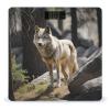 Wildlife Wolf Scale for Body Weight Highly Accurate Digital Bathroom Scale Sturdy Tempered Glass Weighing Scales with LCD Display Fashion Body Fat Smart Scales 400lb view 1