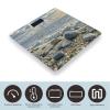 Stones on Beach Scale for Body Weight Highly Accurate Digital Bathroom Scale Sturdy Tempered Glass Weighing Scales with LCD Display Fashion Body Fat Smart Scales 400lb view 3