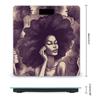African Hair Black Women Scale for Body Weight Highly Accurate Digital Bathroom Scale Sturdy Tempered Glass Weighing Scales with LCD Display Fashion Body Fat Smart Scales 400lb view 2