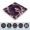 African Hair Black Women Scale for Body Weight Highly Accurate Digital Bathroom Scale Sturdy Tempered Glass Weighing Scales with LCD Display Fashion Body Fat Smart Scales 400lb view 3
