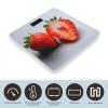 A Cut Strawberry Scale for Body Weight Highly Accurate Digital Bathroom Scale Sturdy Tempered Glass Weighing Scales with LCD Display Fashion Body Fat Smart Scales 400lb view 3