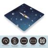 Rocket in Space Scale for Body Weight Highly Accurate Digital Bathroom Scale Sturdy Tempered Glass Weighing Scales with LCD Display Fashion Body Fat Smart Scales 400lb view 3