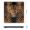 Depict A Leopard Scale for Body Weight Highly Accurate Digital Bathroom Scale Sturdy Tempered Glass Weighing Scales with LCD Display Fashion Body Fat Smart Scales 400lb view 2