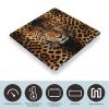 Depict A Leopard Scale for Body Weight Highly Accurate Digital Bathroom Scale Sturdy Tempered Glass Weighing Scales with LCD Display Fashion Body Fat Smart Scales 400lb view 3