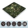 Green Background Skull and Leaves Scale for Body Weight Highly Accurate Digital Bathroom Scale Sturdy Tempered Glass Weighing Scales with LCD Display Fashion Body Fat Smart Scales 400lb view 3