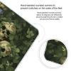 Green Background Skull and Leaves Scale for Body Weight Highly Accurate Digital Bathroom Scale Sturdy Tempered Glass Weighing Scales with LCD Display Fashion Body Fat Smart Scales 400lb view 4